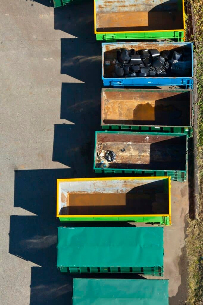 Metal Trash Containers