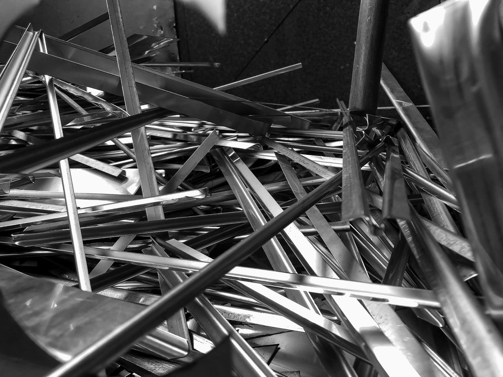 The,Stainless,Steel,Used,Plenty,On,Recycle,Bin,prepare,For,Recycling.