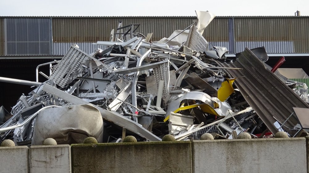 Scrap,Yard,With,Old,Iron,And,Sheet,Metal,From,Cars,